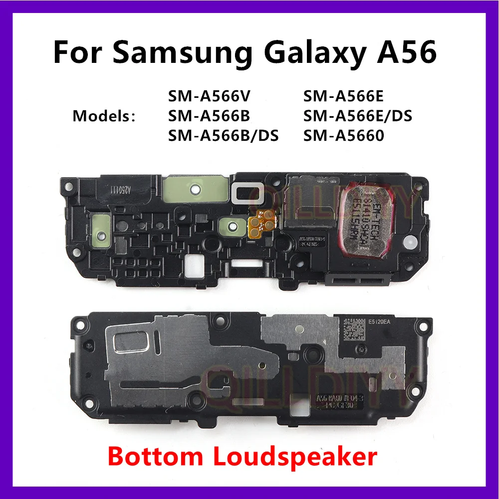 삼성 갤럭시 A56 SM-A566E/DS A566B A566 하단 스피커 버저 링거 모듈 교체 부품용 라우드스피커