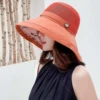 Women's Sunshade Hat Portable Folding Wide-brimmed Hat For Travel Camping Fishing Spring Summer UV Resistant Large Eave Hat 5