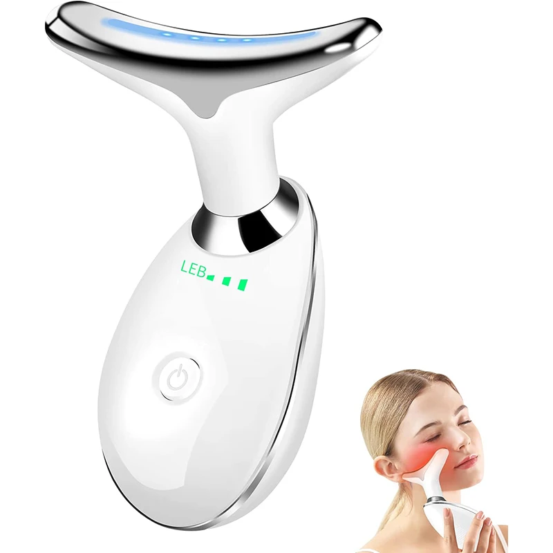 Neck Face Beauty Device Skin Tighten Anti Wrinkle Massager
