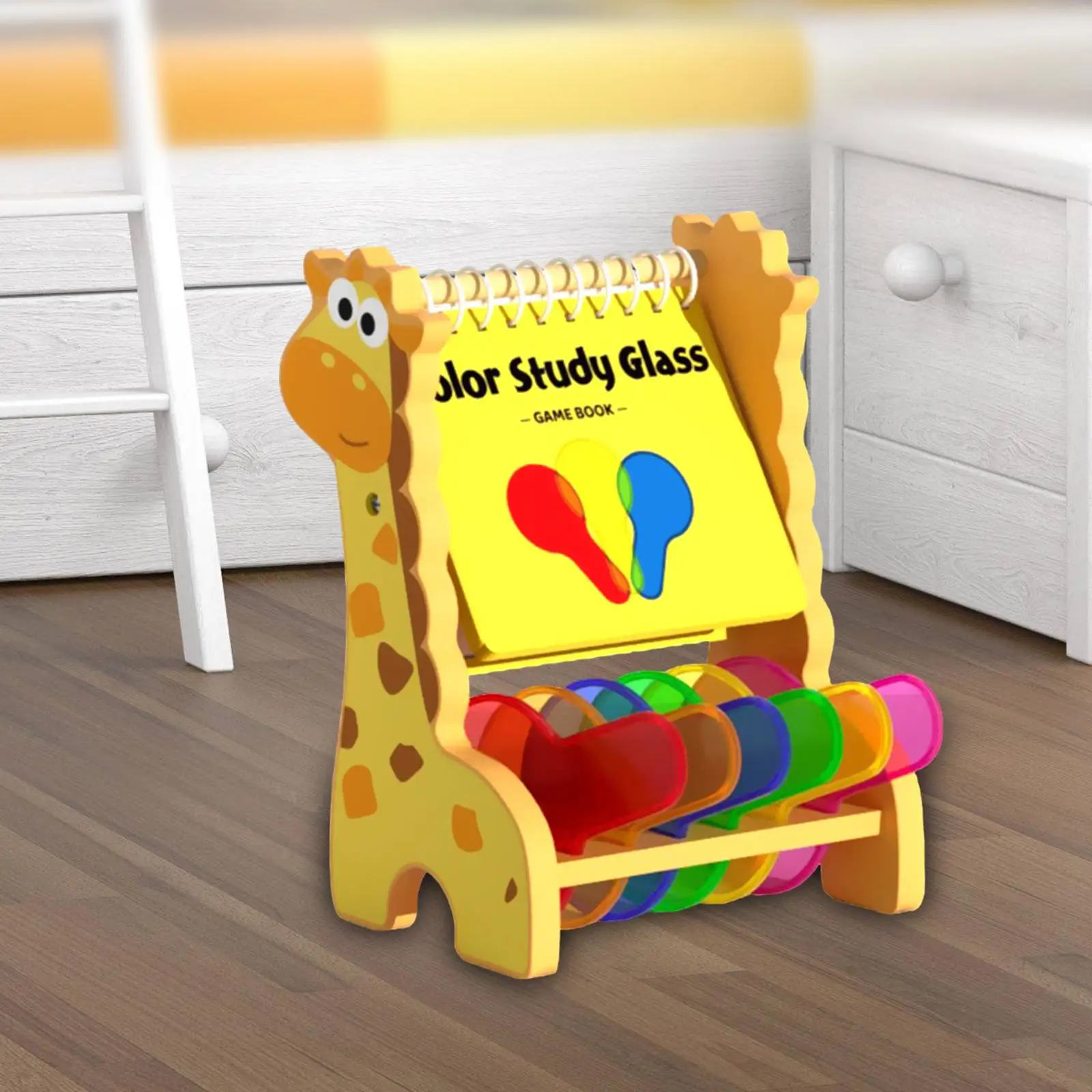 

Color Board Training Toy Develop Intelligence Exercising Color Paddle