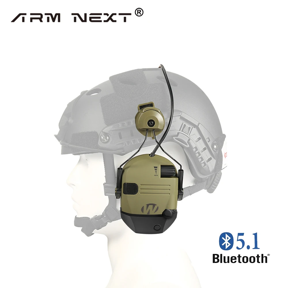 

Новинка 5,1 Bluetooth наушники с защитой от шума для стрельбы Электронные Наушники для стрельбы охотничья тактическая гарнитура Защита слуха наушники