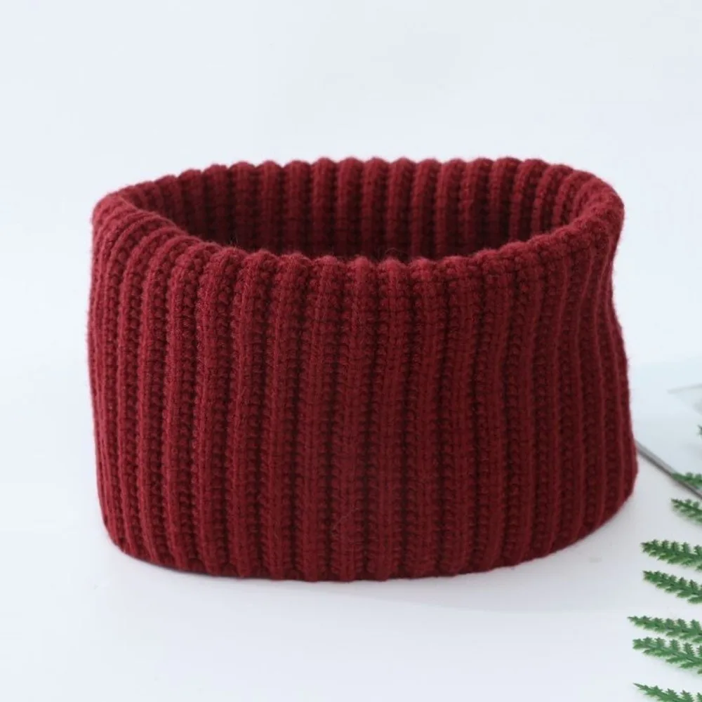 Fashion Autumn Winter Neck Warmer New Men Women Knitted Cervical Collar Windproof Thick Design Knitted Scarf Winter Scarf