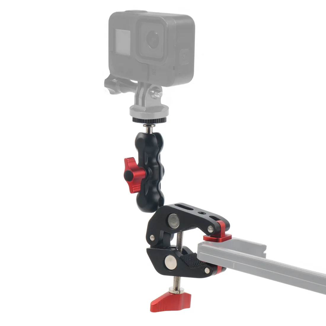 Super Clamp 360° ° Rotation Kugelkopf Adapter Magic Arm 1/4" Schraube für Monitor Licht Mikrofon Halter Telefon Ständer Stativ Verlängern Halterung – Detail 22