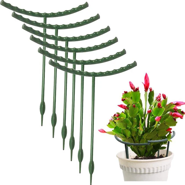 1/3Pcs Műanyag Növényi Tartó Halom Állvány Virágok Félkör Üvegházak Elrendezés Rögzítő Rúd Kert Bonsai Szerszám - Image 2