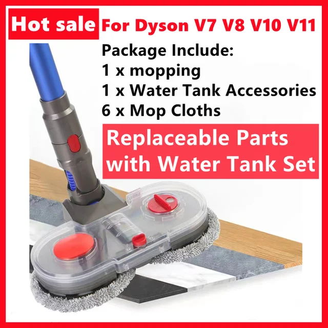 Dyson V11 V10 V8 V7 Electric Mop Accessoire Mop avec réservoir d