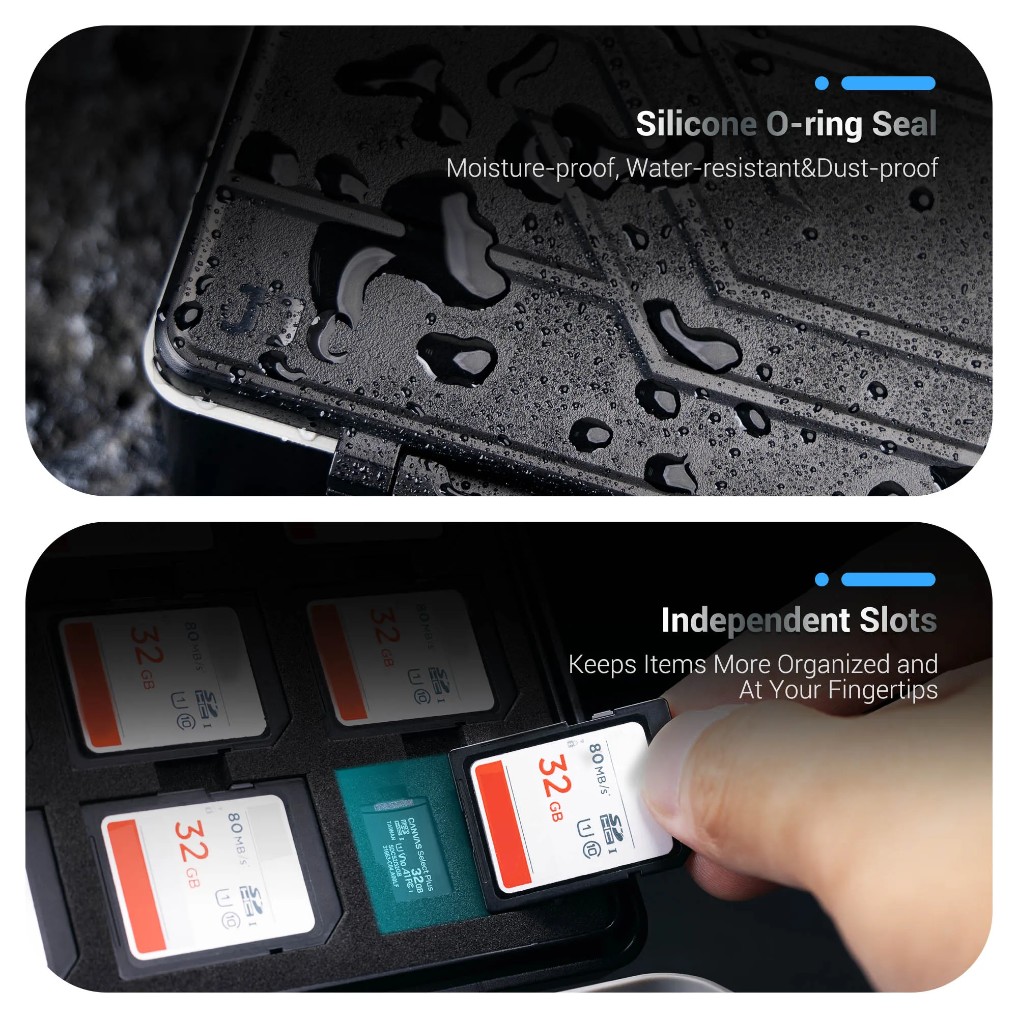 caso hdd sd micro sd tf caixa