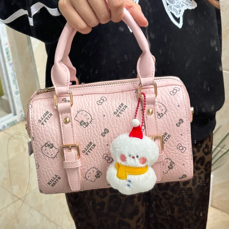 1pc Christmas Plush Santa Claus Wreaths Snowman Stockings Reindeer Decorations Christmas Tree Ornaments, Small Dolls