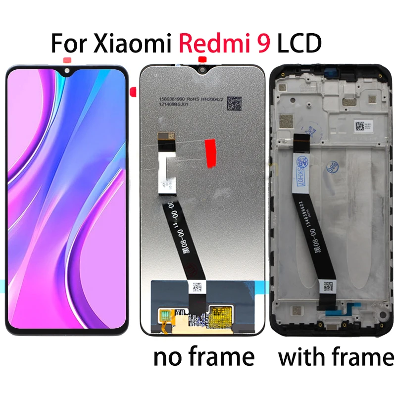 

6.53" For Xiaomi Redmi 9 LCD Display Touch Screen Digitizer Assembly Replace For Xiaomi Redmi 9 LCD Hongmi Replacement Parts