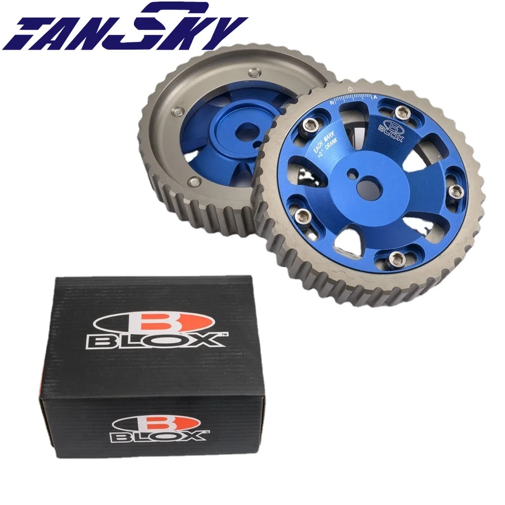 Aluminum Cam Gear Pulley Camshaft For Mitsubishi 4G15 SOHC Engine 2Pcs TK-CG4G15BL