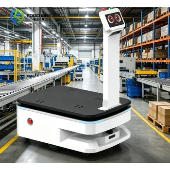 Robot di Consegna Autonomo AGV 100S Personalizzato, Robot Intelligente per Trasporto in Magazzino e Fabbrica, Robot Commerciale per Movimentazione