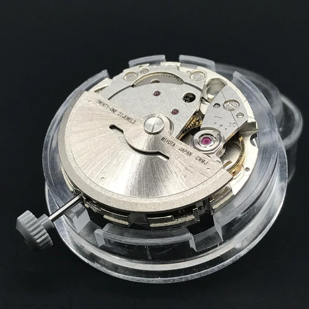 Japan Miyota 8215 Automatic Mechanical Movement 21 Jewels with White Datewheel Display Luxury Watch Movement Replacement