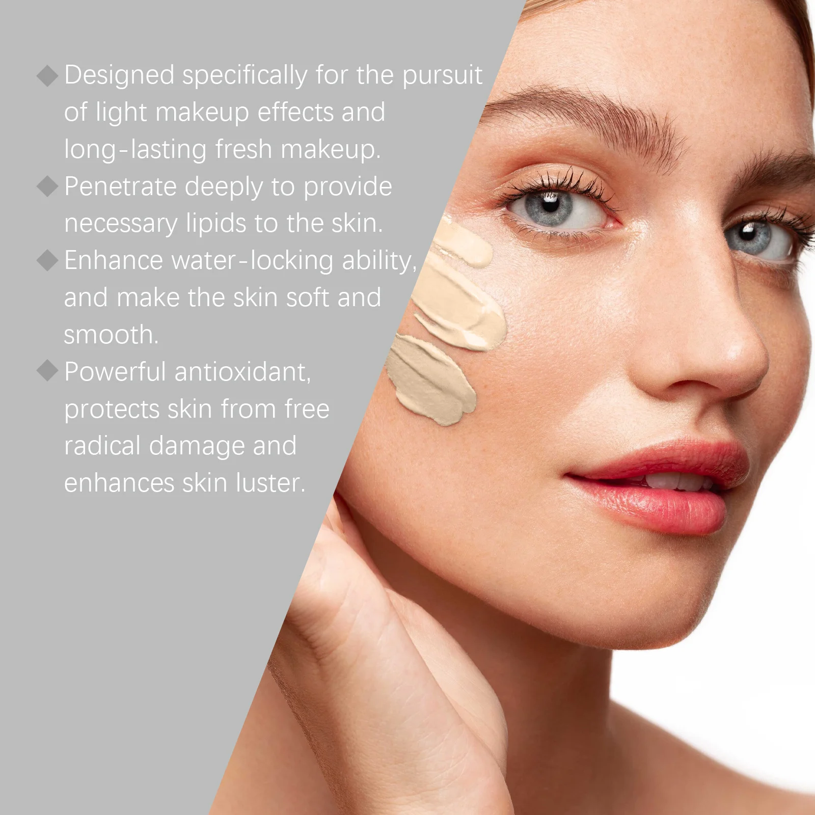Color Changing Liquid Foundation Even Skin Tone Improve Dullness Relieves Dryness Moisturizing Brighten Whiten Makeup Base Care