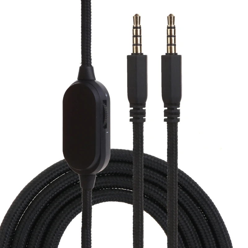

ESTD Gold plated Connector Headphone Nylon Wire Cord for AW310H AW510H Headsets Cable