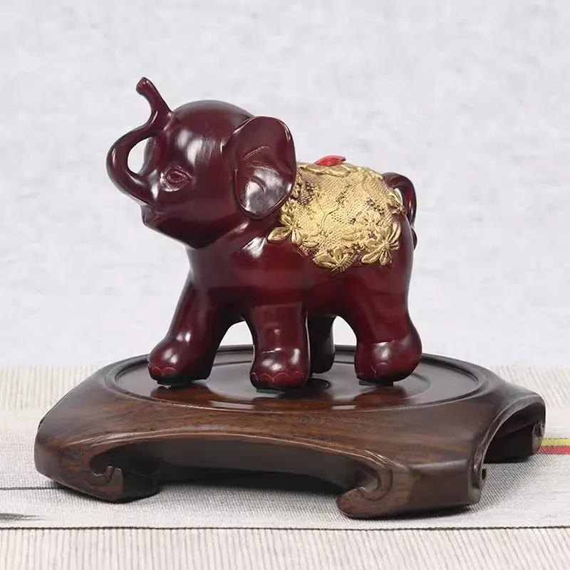 Round Red Wood Base for Teapot, Stone Buddha Statue, Vase, Flower Pot, Support Decoration