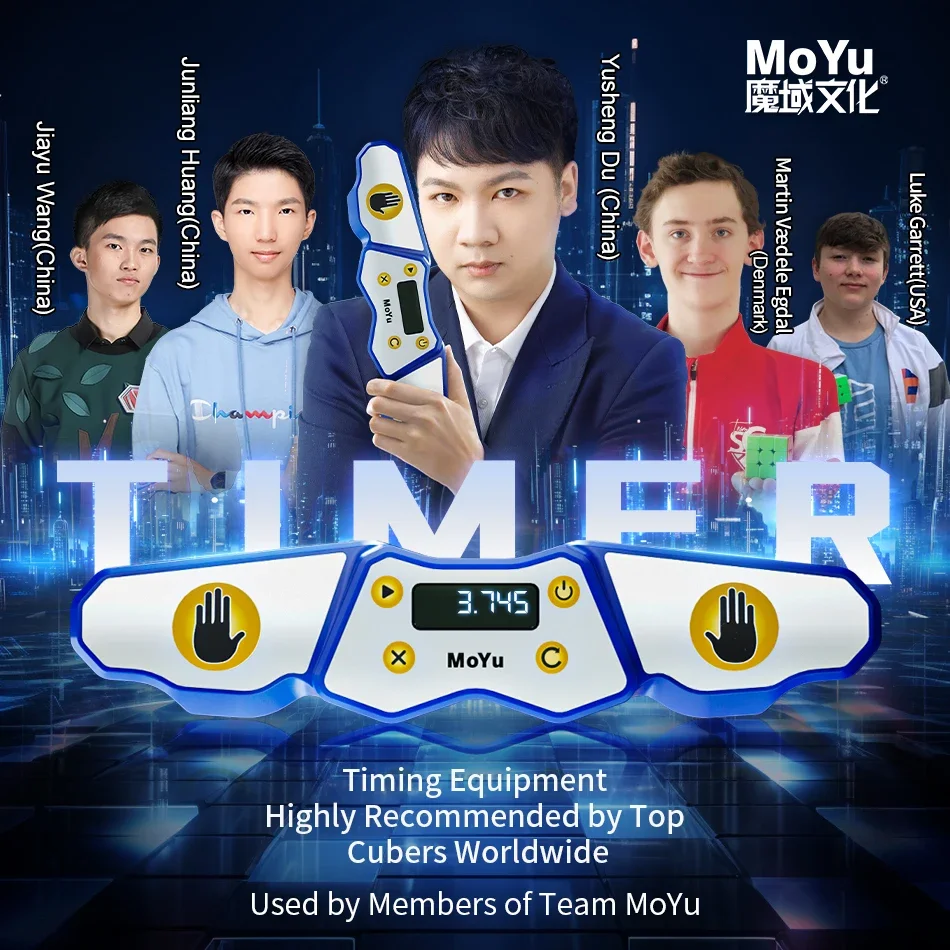 [JudyCube] Moyu AI Timer Large Display Specially Designed for Racing Competitions Moyu Timer Smart Professional Games 6