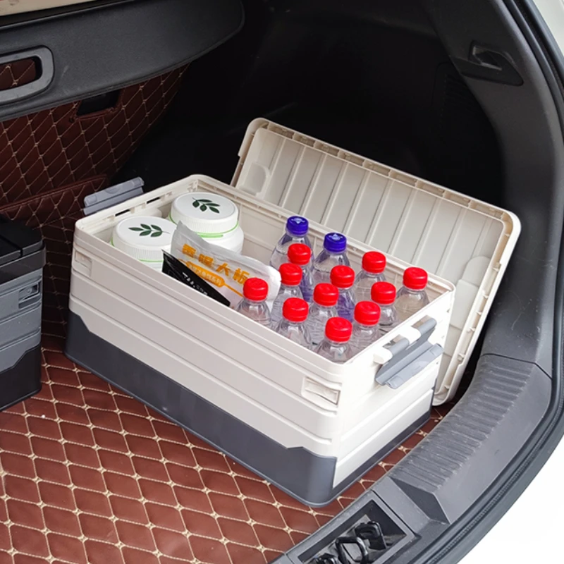 Car Storage Box Trunk Extra Large Storage Box Portable Foldable Seat  Fishing Box Outdoor Camping Finishing Box - AliExpress