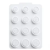 Kit de mesure de taille de bague AB02 pour Oura Ring 4, 4 tailles du 4 au 15, outil professionnel de mesure du doigt, outil de recherche de taille de bague intelligente pour vous. 1