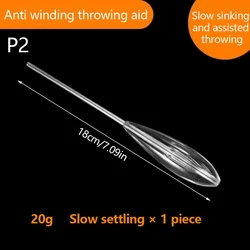 Single Fishing Bobber - Versatile 15g/20g/25g Float or Sinker for Carp, Catfish, Trout, and Bass Lure Fishing (20g)