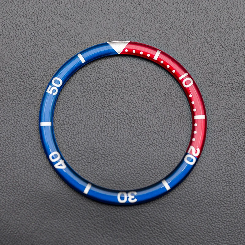 Premium 38x31.5 mm Resin and Aluminum Watch Bezel Insert