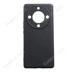Ultra-Protective Soft Silicone TPU Shockproof Back Cover for Honor Magic5 Lite 5G (Black)