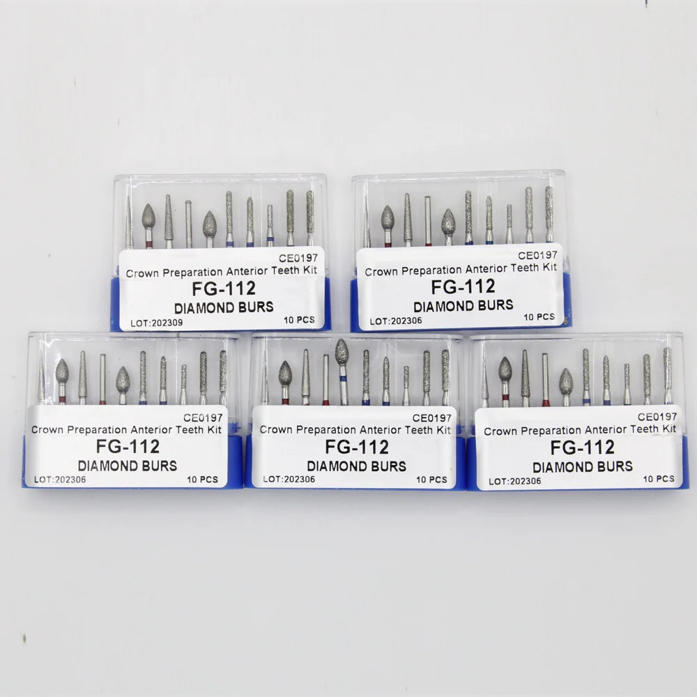 Рисунок 5 - 5 коробок, Стоматологические алмазные сверла AG