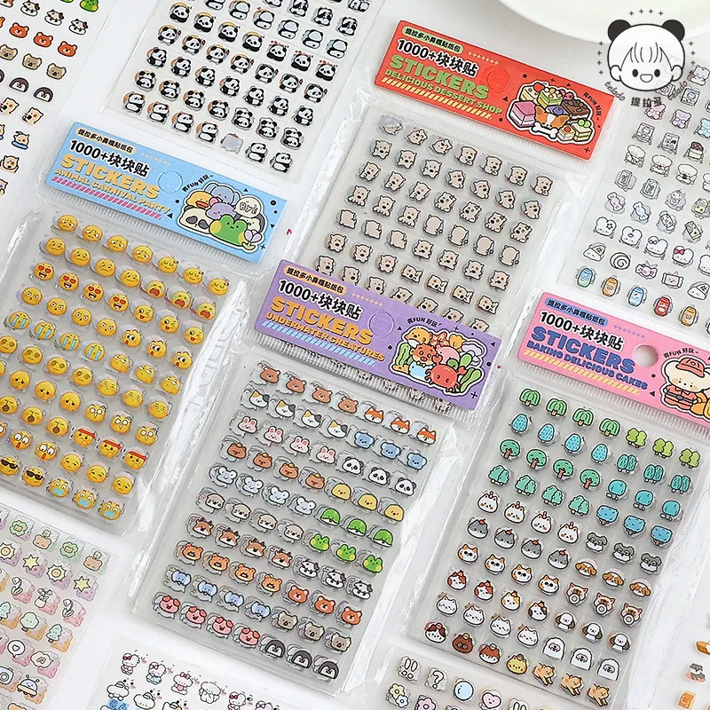 MINKYS 10pcs Kawaii Decorative Stickers - Cute Photocard Stationery Gift