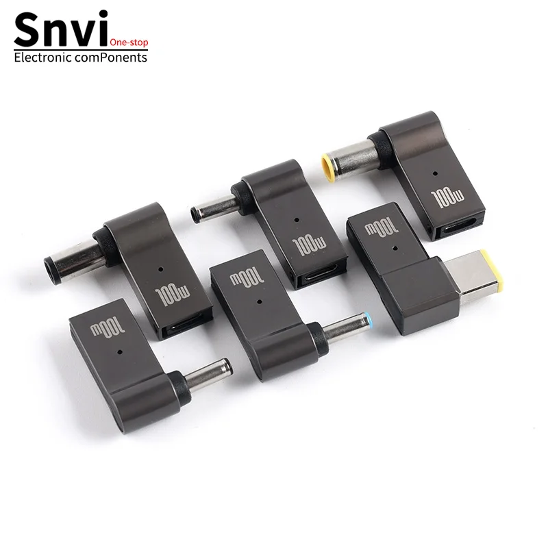 High-Power 100W Fast Charging Adapter: Type-C to DC PD Trigger Cable with Round/Square Port