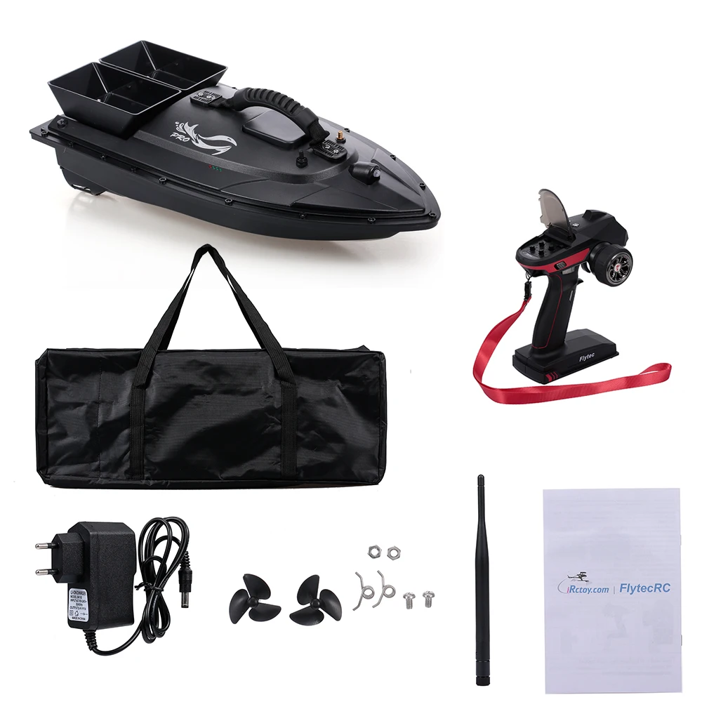 Flytec V500 Upgrade Of 2011-5 Fishing Bait Lure Boat 500M Strong Remote  Control Signal Three Blades Wind Resistance Ship