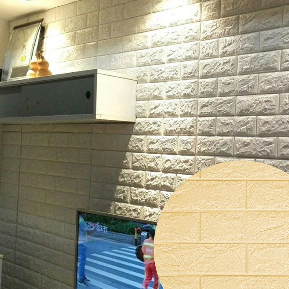 Waterproof Self Adhesive Home Decor Foam Wall Stickers