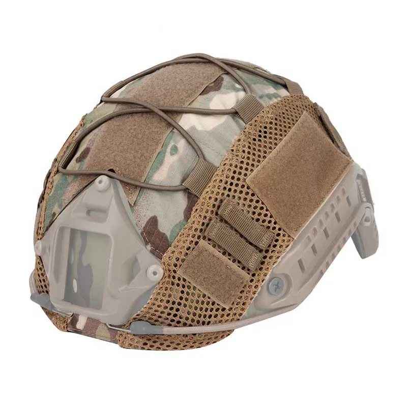 

Camouflage Hunting Tactical Helmet Cover Military Combat CS Wargame Sport Helmet Cloth For Fast Helmet Airsoft Accessories