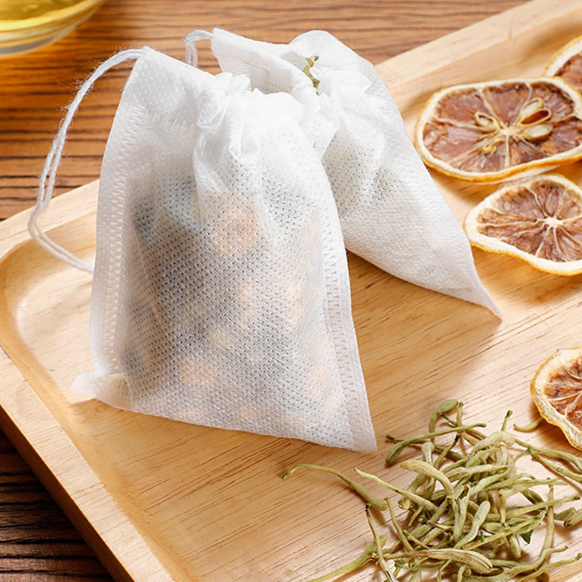 Tea Bags 100Pcs Disposable Tea Bags Filter Bags for Loose Spice Disposable Tea Filter Bags Disposable Tea Bags