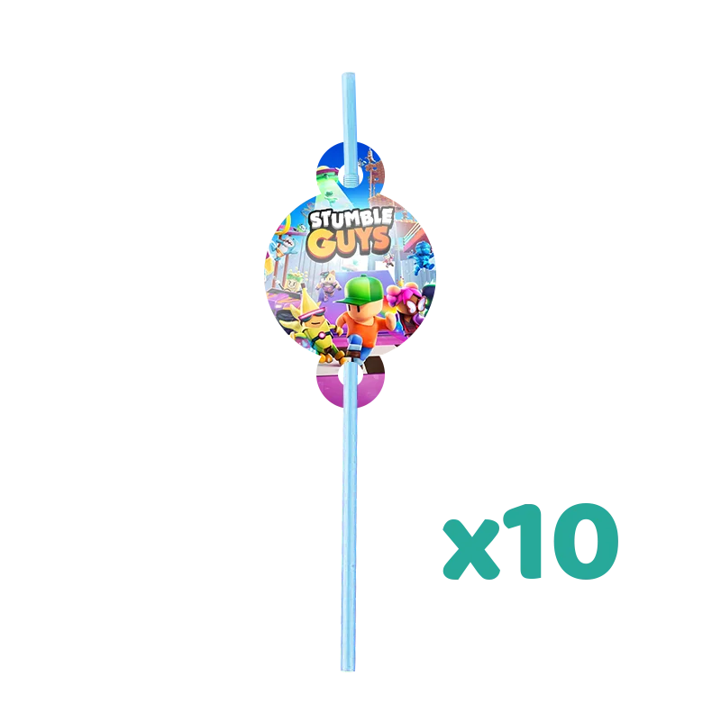 Stumble Guys Birthday Party Decorations Game Theme Supplys Banner Cups Plates for Kids birthday tableware set birthday party supplies party supplies