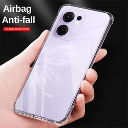 Clear Shockproof TPU Soft Cover with Airbags for Reno13 Pro 5G (Transparent)