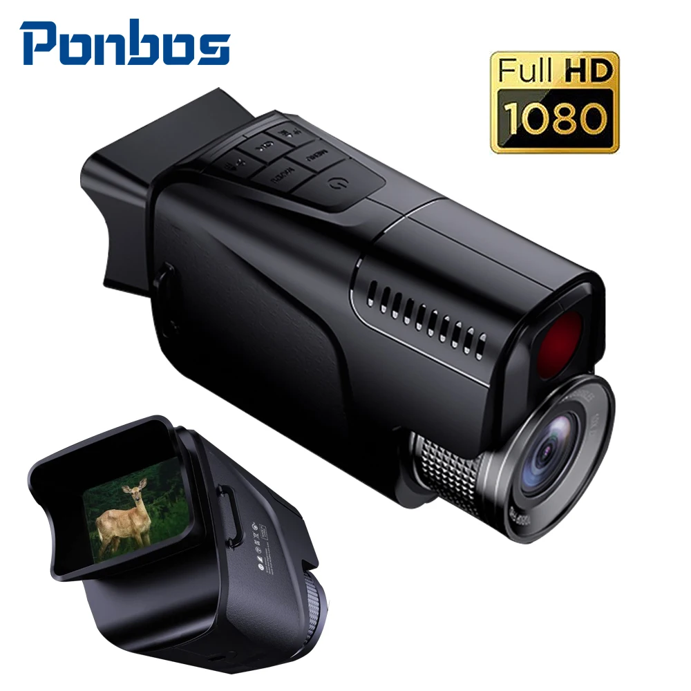 

Handheld Mini 1080P HD Monocular Telescope 5X Optical 10X Digital Zoom 500M Infrared Night Vision Device for Hunting Camping