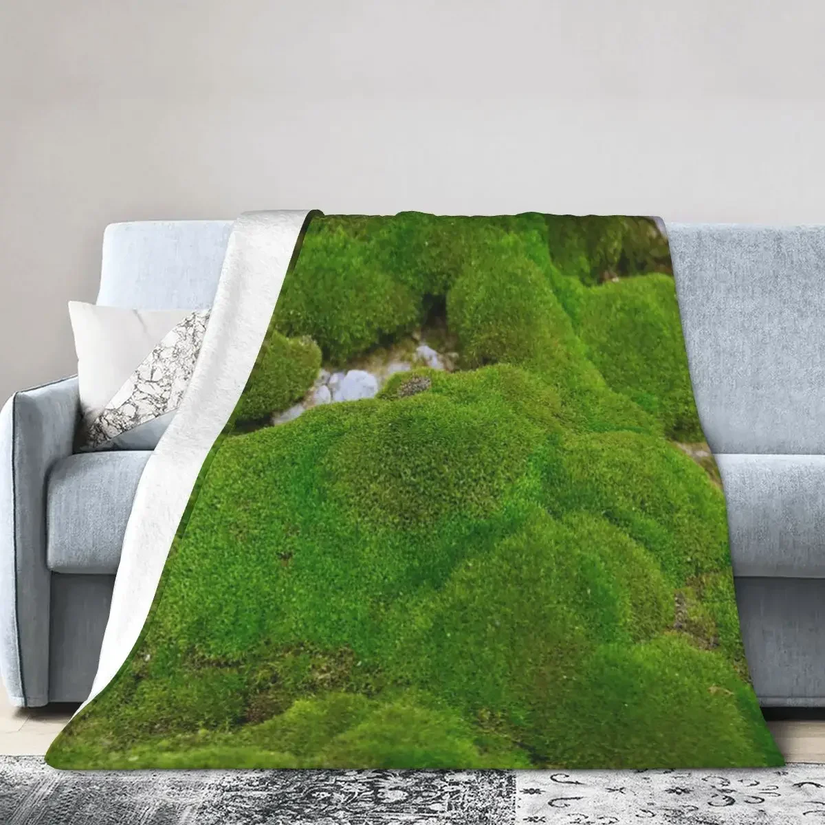 World Of Moss Blanket, Facecloth Blanket Popular Gift Birthday Gift Blanket Multi Size 6