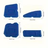 4pcs Silicone Glass Cement Scraper Sealant Grout Remover Tool Home Finishing Caulking Tools Home Cleaning Hand Spatula Tool 6