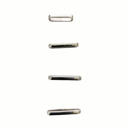 Wholesale Lot of Polished Stainless Steel Silver Ring Loops - 100PCS - 22mm (Silver Polished)