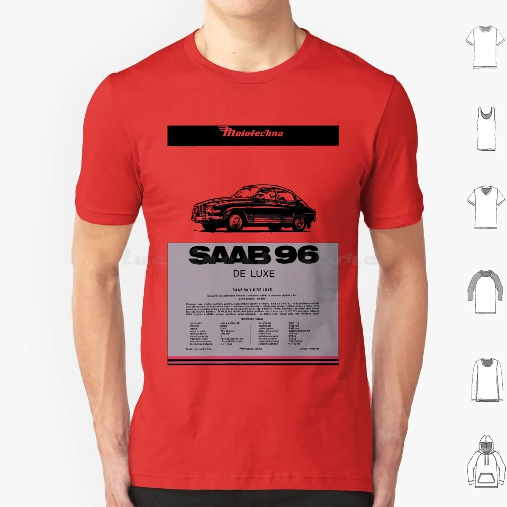 Saab 96-Handbook Del Proprietario T Shirt Cotone Uomo Donna Stampa Fai Da Te Saab 95 Saab 96 Saab 99 Saab 900 Saab 9000 Turbo Svezia Svedese