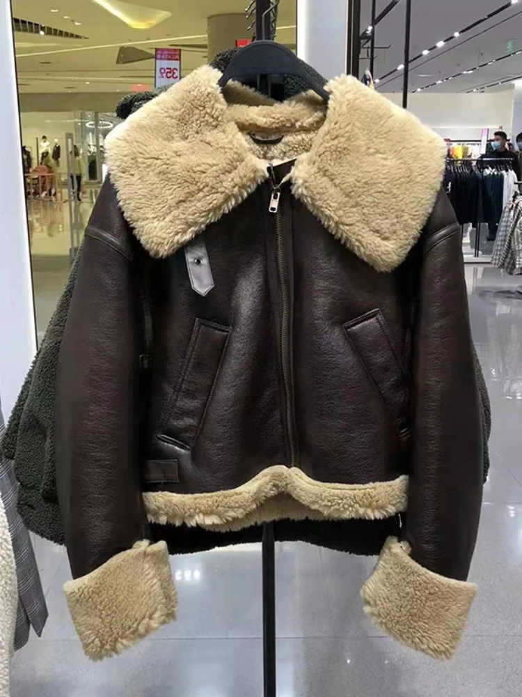 ly-varey-lin-new-autumn-winter-women-vintage-casual-thick-warm-short-pu-coat-lady-streetwear-loose-faux-leather-lamb-fur-jackets