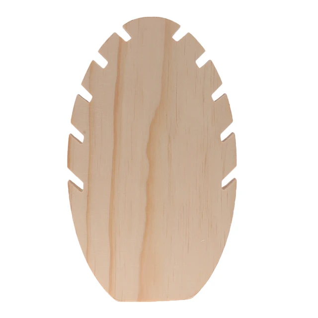 Espositore Per Gioielli In Legno - Supporto Per Collane E Bracciali, Bianco - Foto 6