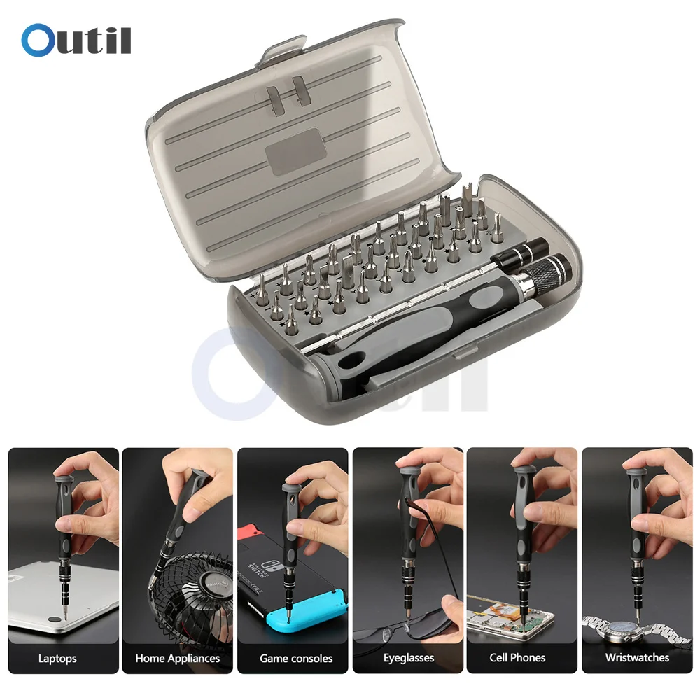 

32 In 1 Multifunctional Precision Screwdriver Set Fan Phone Watch Laptop Glasses Repair Tool Set with Magnetic Screw Driver Head