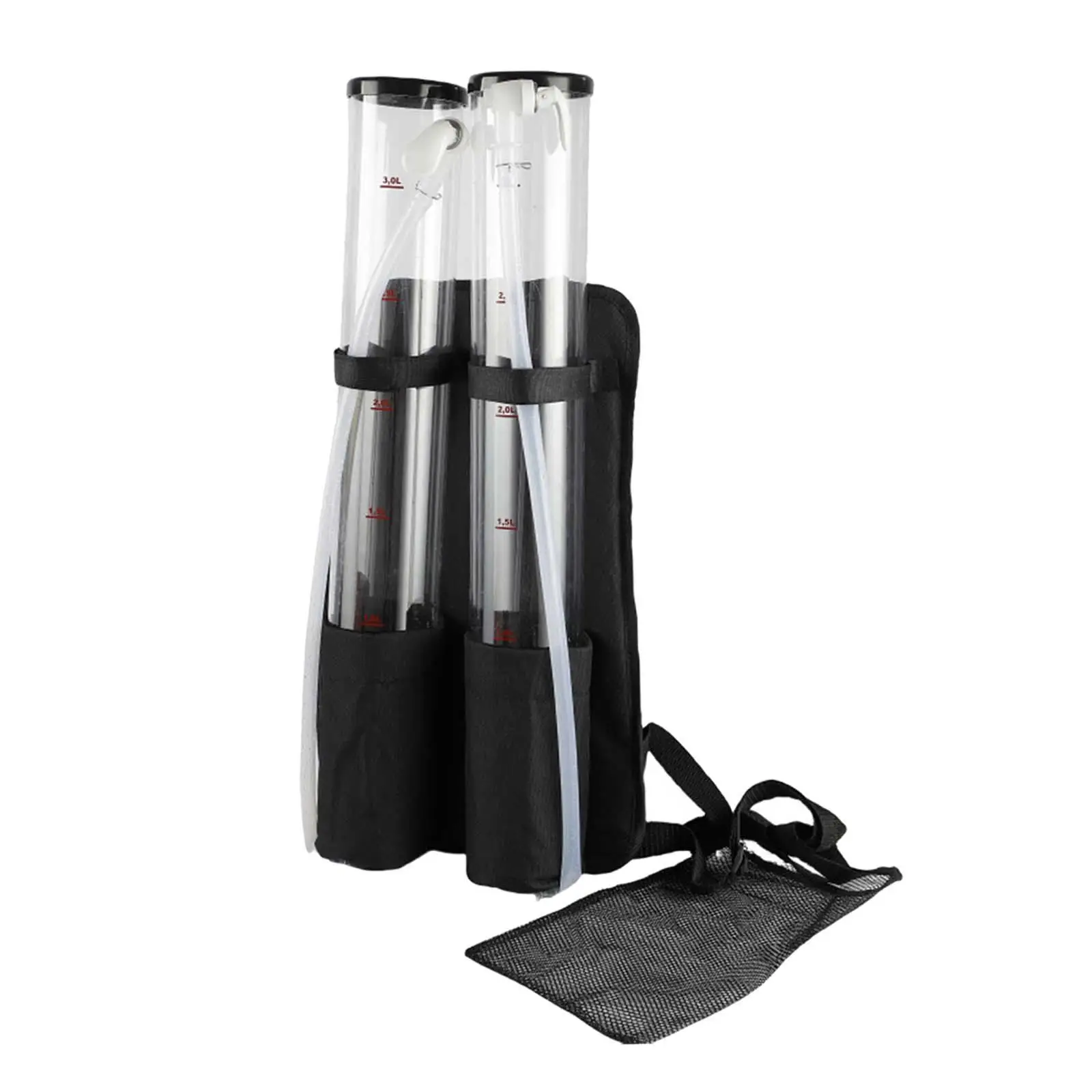 Dual Barrel Portable Backpack Dispenser 3+3 Liter for Kitchens Home Outdoor Dual Barrel Portable Backpack Dispenser 3+3 Liter for Kitchens Home Outdoor