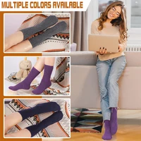 5 Pairs Merino Wool Socks for Male female , Super Thick Hiking Sock Men's Thermal Socks for Cold Weather Men Woman Snow Socks 2