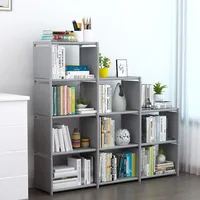 Simple Bookshelf Multi-function Sturdy And Stable Shelf Easy To Move Storage Rack Minimally Designed Floor To Ceiling Bookshelf 1