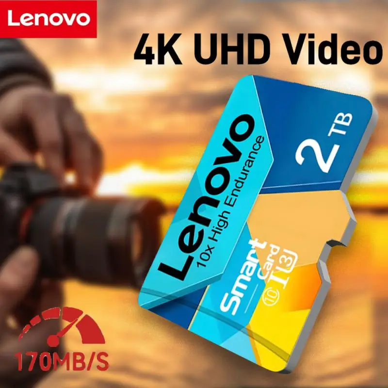 Lenovo Micro Tf Sd Card 64Gb Extreme V30 A2 C10 4K Memoria Video Campatible Per Nintendo Switch Osmo Action Gopro Camera Sd Card