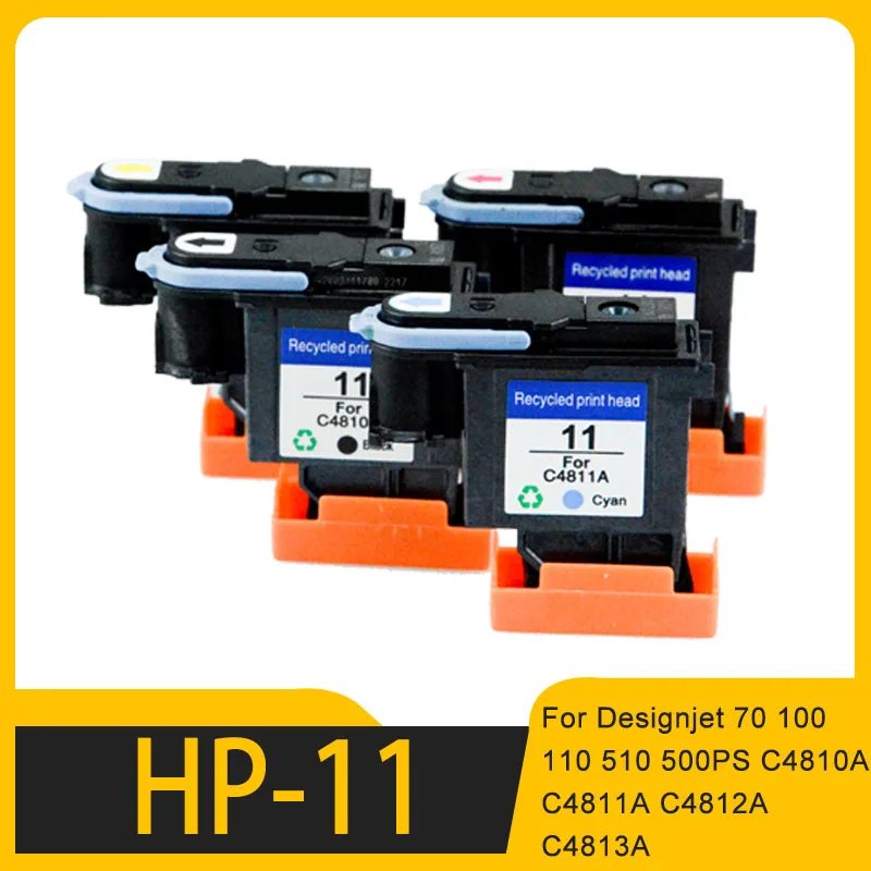 

For hp11 Printhead HP 11 C4810A C4811A C4812A C4813A Print Head For HP 500 800 510 100 110 111 120 1000 1100 1200 Printhead