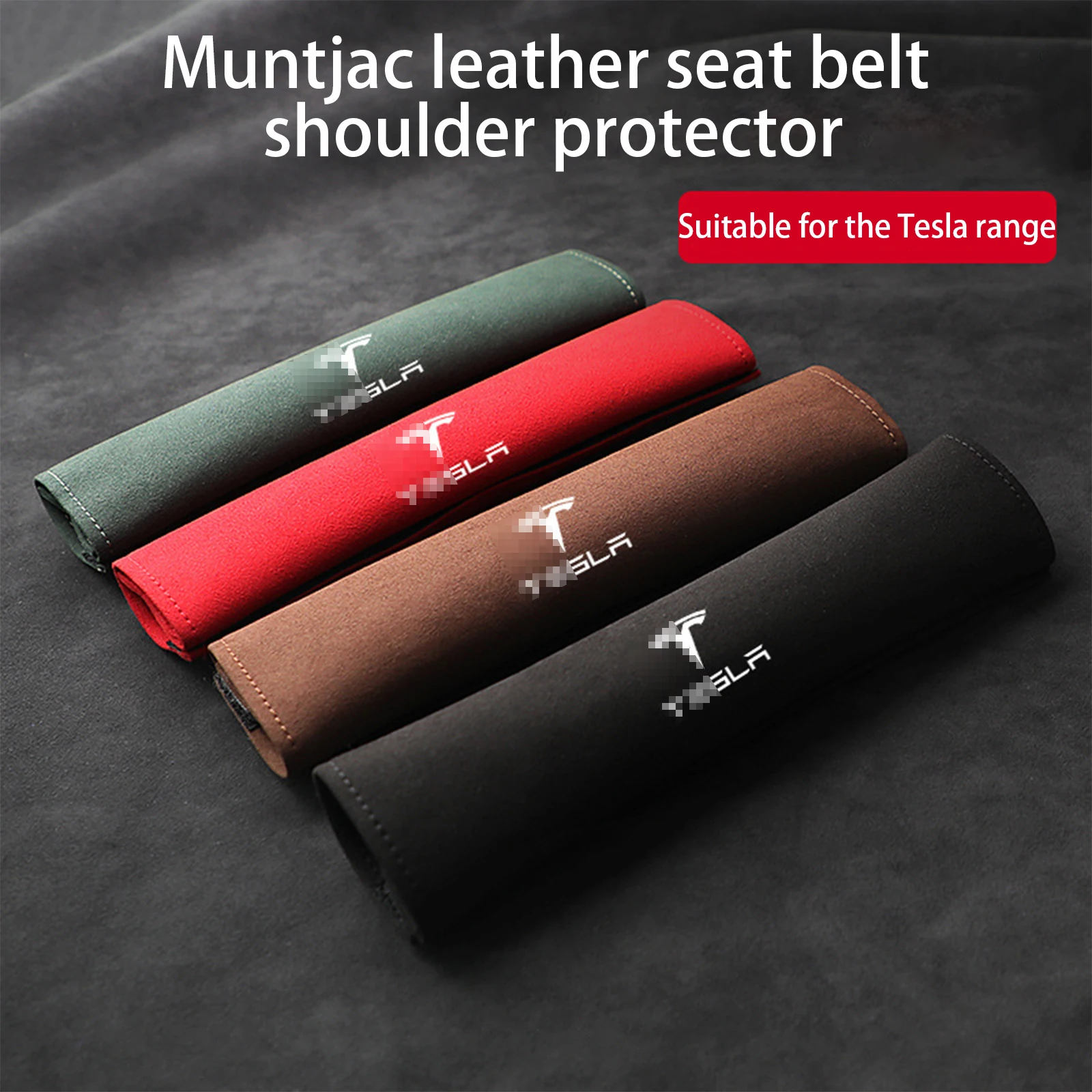 Car Cushion Safety Seat Belt Shoulder Pad Protection Covers for Tesla