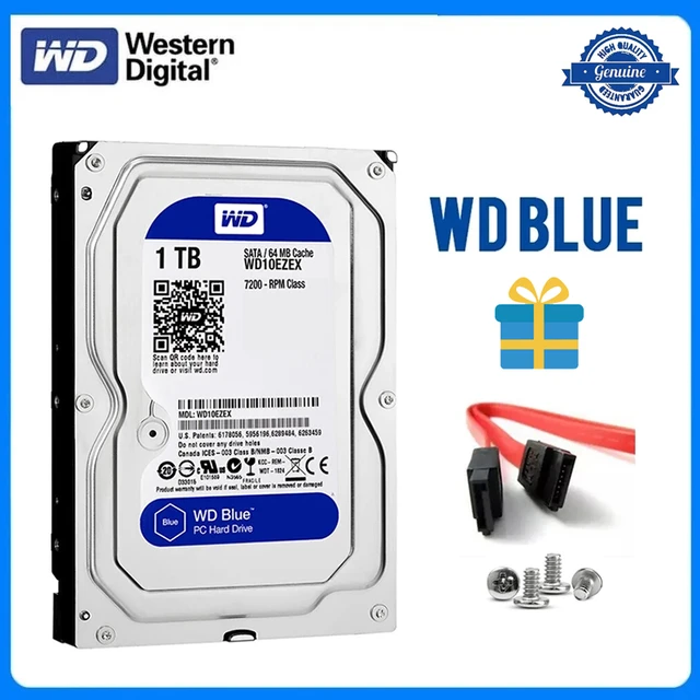 Disque Dur Interne Western Digital 1to 3.5” Pour Vidéosurveillance