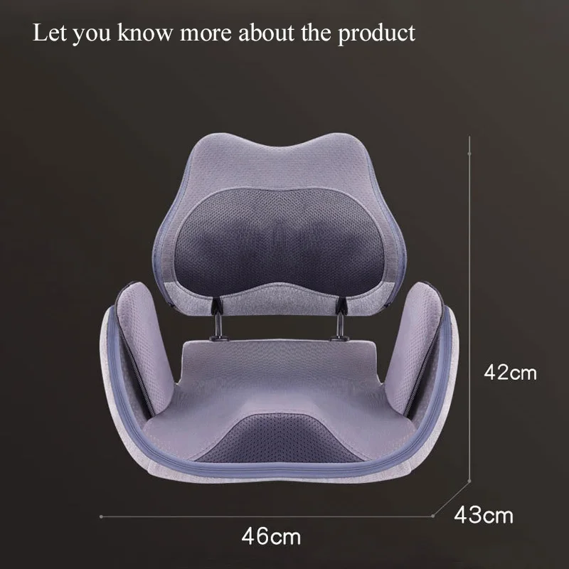 Electric Waist Back Massage Multifunctional Hip Airbag Beauty Chair Kneading Back Cushion Health Care Relax Muscles Body Massage 6