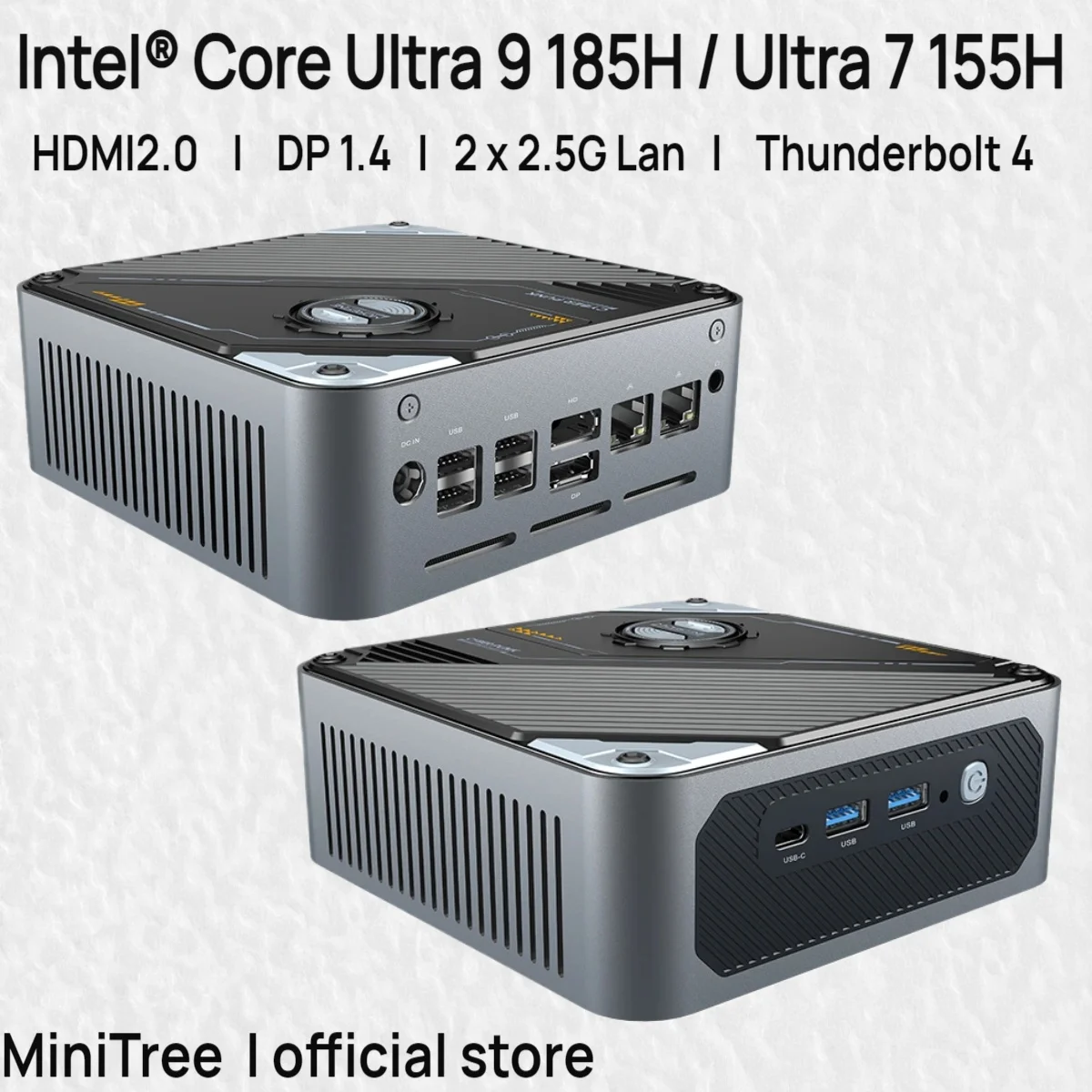 Intel Ultra 9 185H Gaming Mini PC 16 Cores for Al Intelligence ...